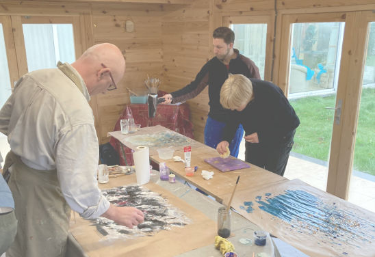 Atelier d'art plastique en province de Liège - Françoise Viatour