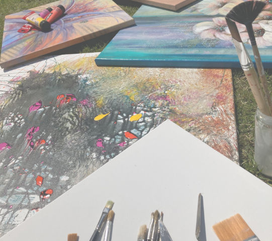 Atelier d'art plastique en province de Liège - Françoise Viatour